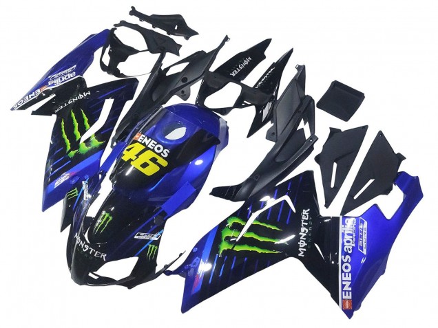 2006-2011 Aprilia RS125 Motorcycle Fairings - Blue Black Green Monster 46