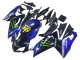 2006-2011 Aprilia RS125 Motorcycle Fairings - Blue Black Green Monster 46