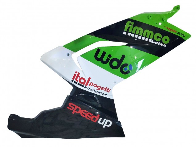2006-2011 Aprilia RS125 Motorcycle Fairing - Green White Black