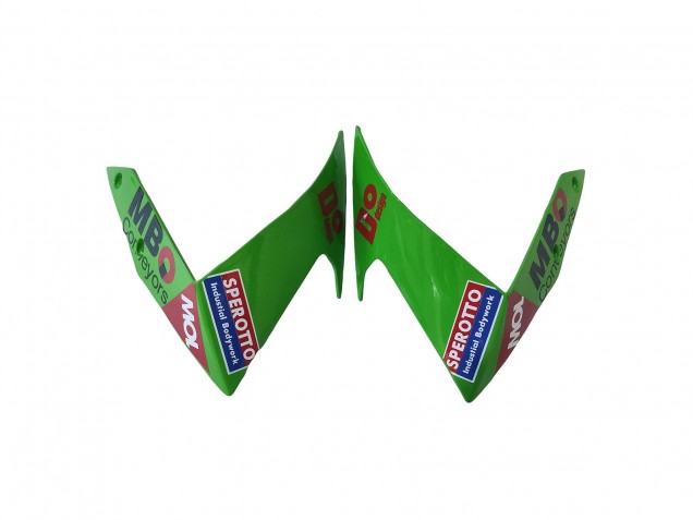 2006-2011 Aprilia RS125 Motorcycle Fairing - Green White Black