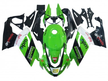 Cheap 2006-2011 Aprilia RS125 Motorcycle Fairing - Green White Black