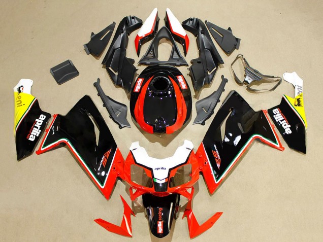 2006-2011 Aprilia RS125 Motorcycle Fairings - Red Black White Yellow