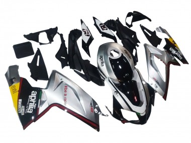 Cheap 2006-2011 Aprilia RS125 Motorcycle Fairings - Silver Black