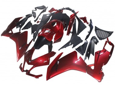 Cheap 2012-2018 Aprilia RS4 50 125 Motorcycle Fairing - Red Matte Black