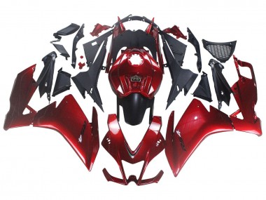 Cheap 2012-2018 Aprilia RS4 50 125 Motorcycle Fairing - Red Matte Black