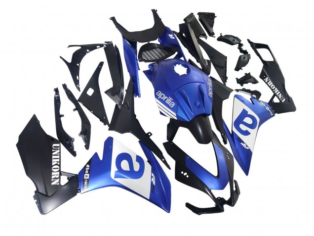 2012-2018 Aprilia RS4 50 125 Motorcycle Fairings - Blue White Matte Black