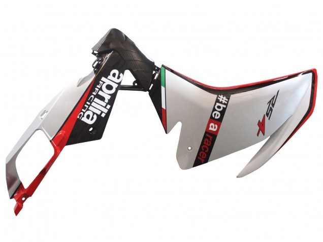 2012-2018 Aprilia RS4 50 125 Motorcycle Fairings - Silver Red Glossy Black