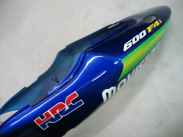 2004-2007 Honda CBR600 F4i Motorcycle Fairings - Blue Yellow Green MoviStar