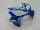 2004-2007 Honda CBR600 F4i Motorcycle Fairings - Blue Yellow Green MoviStar