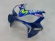 2004-2007 Honda CBR600 F4i Motorcycle Fairings - Blue Yellow Green MoviStar