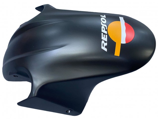2004-2007 Honda CBR600 F4i Motorcycle Fairings - Matte Black Orange Rossi
