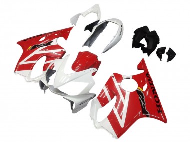 Cheap 2004-2007 Honda CBR600 F4i Motorcycle Fairings - White Red