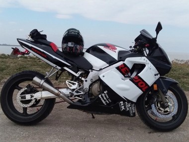 Cheap 2004-2007 Honda CBR600 F4i Motorcycle Fairings - White Glossy Black Red Repsol