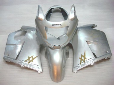 Cheap 1996-2007 Honda CBR1100XX Blackbird Motorcycle Fairings - Silver Gold