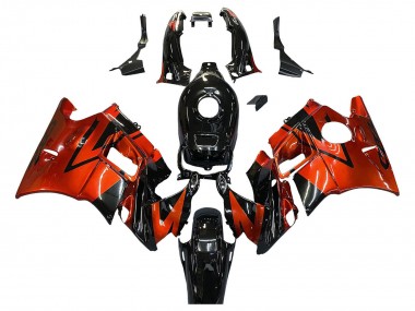 Cheap 1991-1994 Honda CBR600 F2 Motorcycle Fairings - Orange Glossy Black