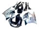 1991-1994 Honda CBR600 F2 Motorcycle Fairings - Silver Glossy Black