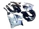 1991-1994 Honda CBR600 F2 Motorcycle Fairings - Silver Glossy Black