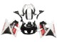 1991-1994 Honda CBR600 F2 Motorcycle Fairings - White Red Glossy Black