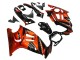 1995-1996 Honda CBR600 F3 Motorcycle Fairings - Orange Glossy Black