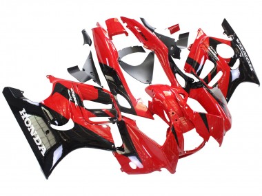 Cheap 1997-1998 Honda CBR600 F3 Motorcycle Fairings - Red Glossy Black