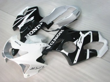 Cheap 1999-2000 Honda CBR600 F4 Motorcycle Fairings - White Glossy Black