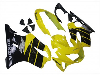 Cheap 1999-2000 Honda CBR600 F4 Motorcycle Fairings - Yellow Glossy Black