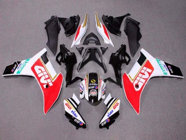 Cheap 2011-2013 Honda CBR600F Motorcycle Fairings - White Red Gold Glossy Black Givi