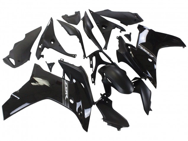 2011-2013 Honda CBR600F Motorcycle Fairings - Glossy Black