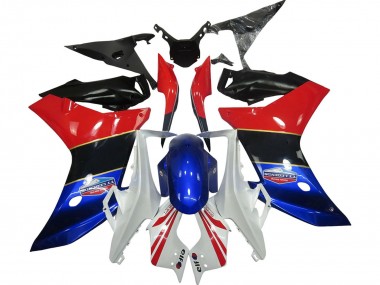 Cheap 2011-2013 Honda CBR600F Motorcycle Fairings - White Red Blue Glossy Black