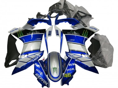 Cheap 2011-2013 Honda CBR600F Motorcycle Fairings - Silver Blue Glossy Black Green Repsol Monster
