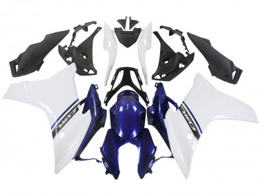Cheap 2011-2013 Honda CBR600F Motorcycle Fairings - White Blue