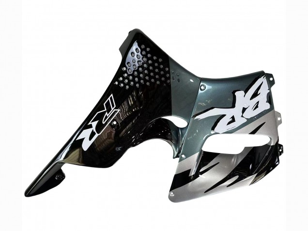 1992-1993 Honda CBR900RR 893 Motorcycle Fairings - Silver Glossy Black