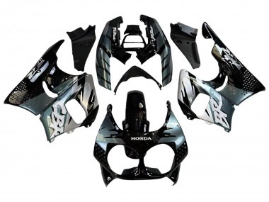 Cheap 1992-1993 Honda CBR900RR 893 Motorcycle Fairings - Silver Glossy Black