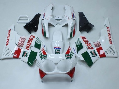 Cheap 1992-1993 Honda CBR900RR 893 Motorcycle Fairings - White Red Green Castrol HRC