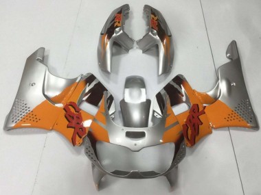 Cheap 1994-1995 Honda CBR900RR 893 Motorcycle Fairings - Silver Orange