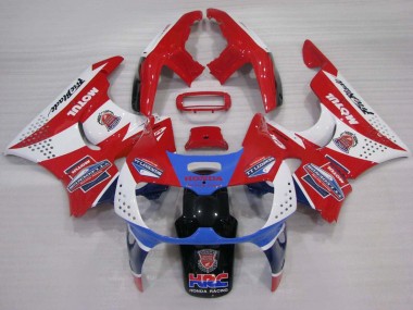 Cheap 1994-1995 Honda CBR900RR 893 Motorcycle Fairings - White Red Light Blue Motul