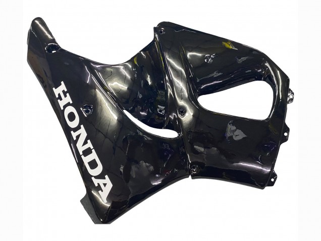 1998-1999 Honda CBR900RR 919 Motorcycle Fairings - Glossy Black White Decals