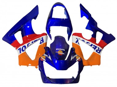 Cheap 2000-2001 Honda CBR900RR 929 Motorcycle Fairings - Orange White Red Blue Repsol