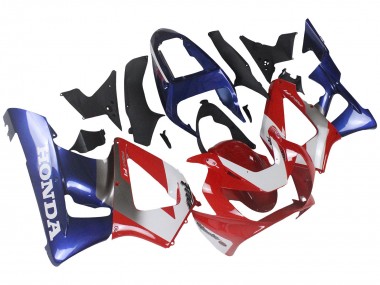 Cheap 2000-2001 Honda CBR900RR 929 Motorcycle Fairings - Silver Red Blue