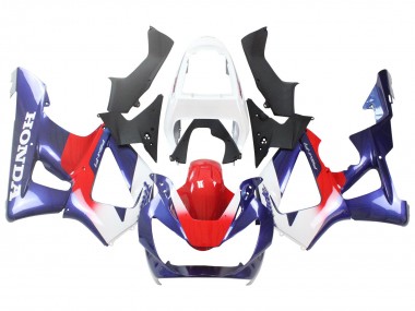 Cheap 2000-2001 Honda CBR900RR 929 Motorcycle Fairings - White Red Blue