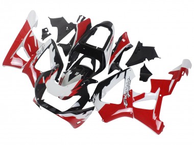 Cheap 2000-2001 Honda CBR900RR 929 Motorcycle Fairings - White Red Glossy Black Racing