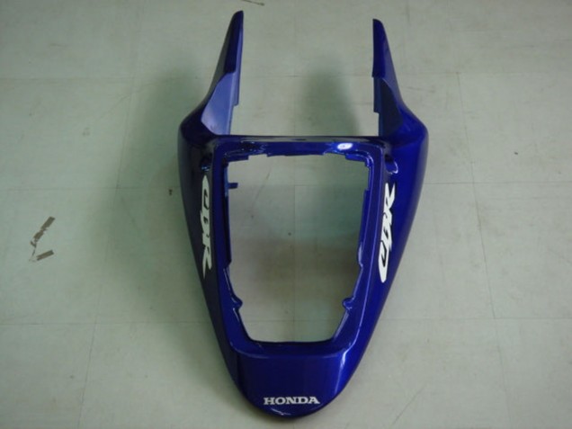 2002-2003 Honda CBR900RR 954 Motorcycle Fairings - Blue Yellow Glossy Black Telefumica MoviStar Castrol