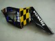 2002-2003 Honda CBR900RR 954 Motorcycle Fairings - Blue Yellow Glossy Black Telefumica MoviStar Castrol