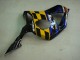 2002-2003 Honda CBR900RR 954 Motorcycle Fairings - Blue Yellow Glossy Black Telefumica MoviStar Castrol