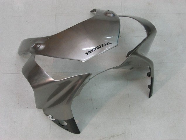 2002-2003 Honda CBR900RR 954 Motorcycle Fairings - Silver Glossy Black