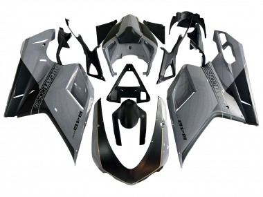 Cheap 2007-2014 Ducati 848 Motorcycle Fairings - Silver Gold Matte Black