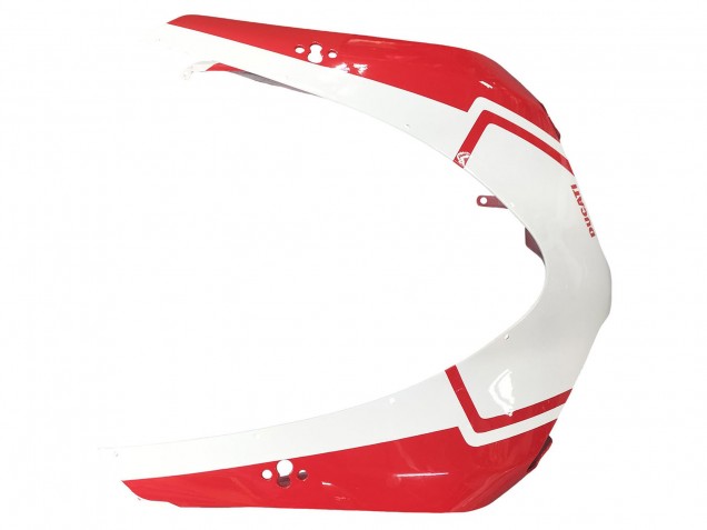 2007-2014 Ducati 848/1098/1198 Motorcycle Fairings - White Red Glossy Black