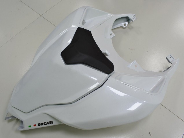 2007-2014 Ducati 848 Motorcycle Fairings - White Matte Black