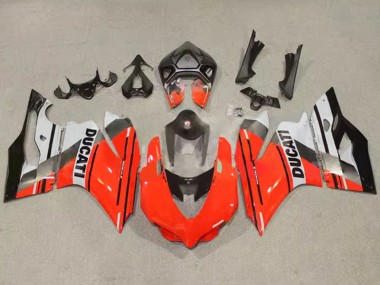 Cheap 2011-2014 Ducati Panigale 899/1199 Motorcycle Fairings - Red Grey Black