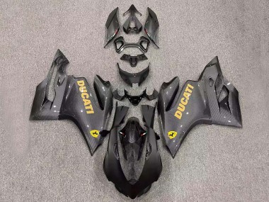 Cheap 2011-2014 Ducati Panigale 899/1199 Motorcycle Fairings - Black Carbon Fiber Style